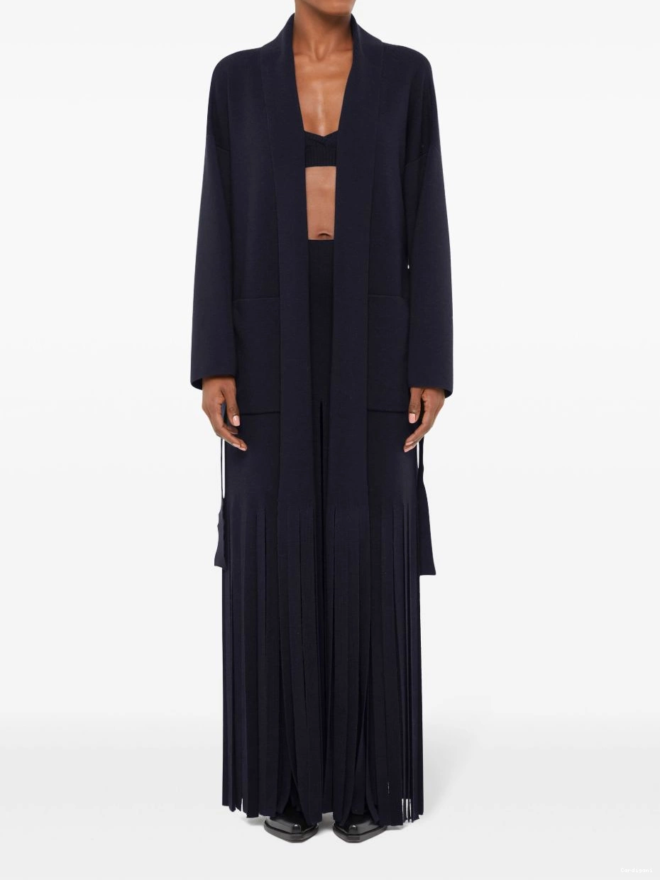 Cheap fringed belted coat Women Alanui 0720